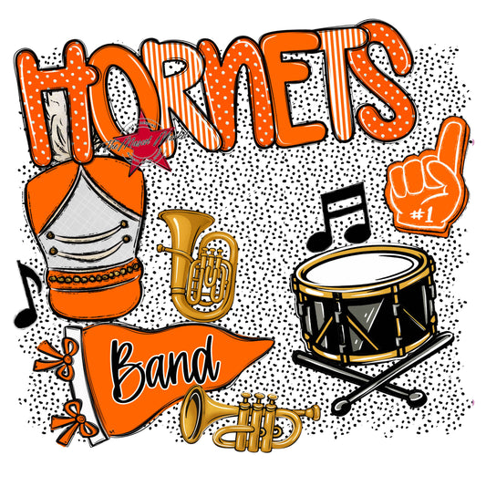 Hornets Band Spirit-Orange