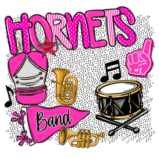 Hornets Band Spirit-Pink