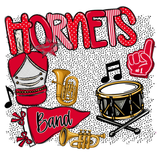 Hornets Band Spirit-Red