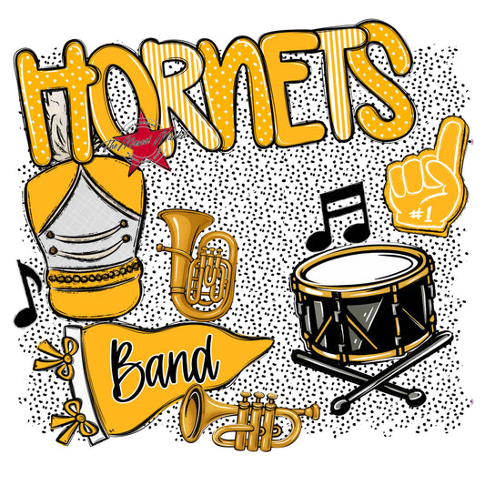 Hornets Band Spirit-Yellow