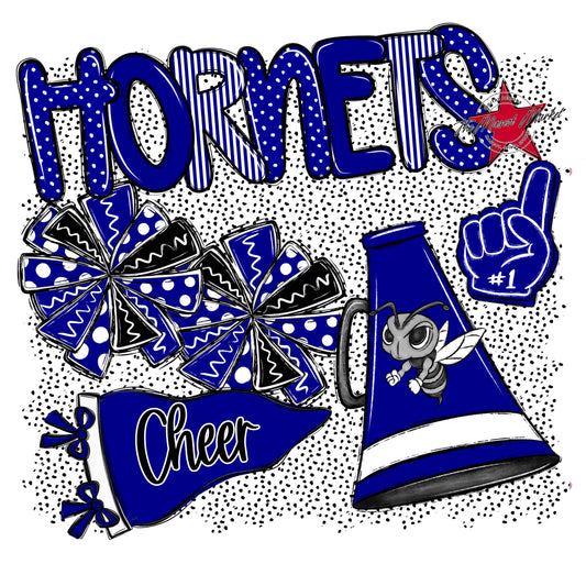 Hornets Cheer Spirit-Blue