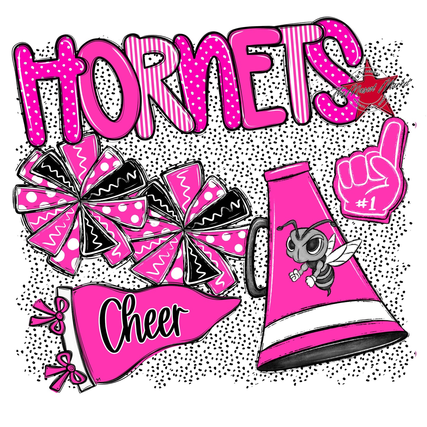 Hornets Cheer Spirit-Pink