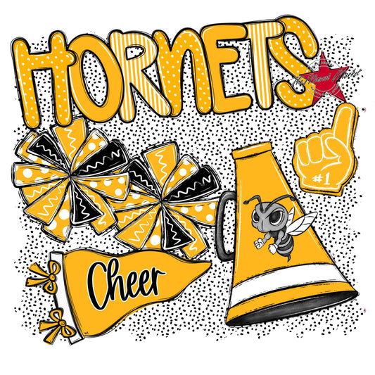 Hornets Cheer Spirit-Yellow