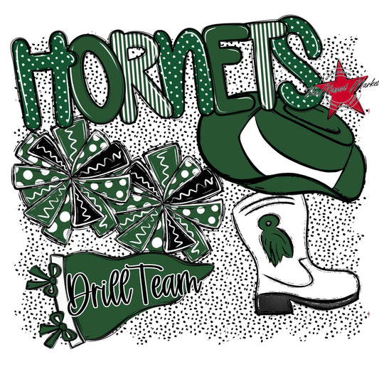 Hornets Drillteam Spirit-Green