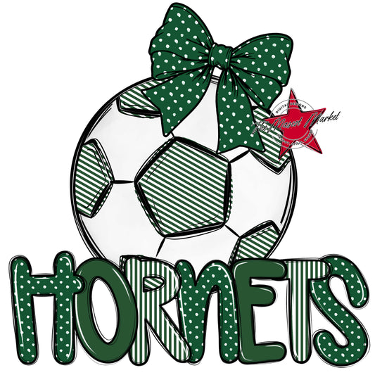 Hornets Soccer Spirit Design-Green