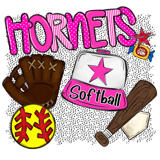 Hornets Softball Spirit-Pink