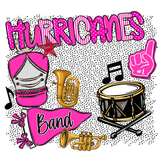 Hurricanes Band Spirit-Pink