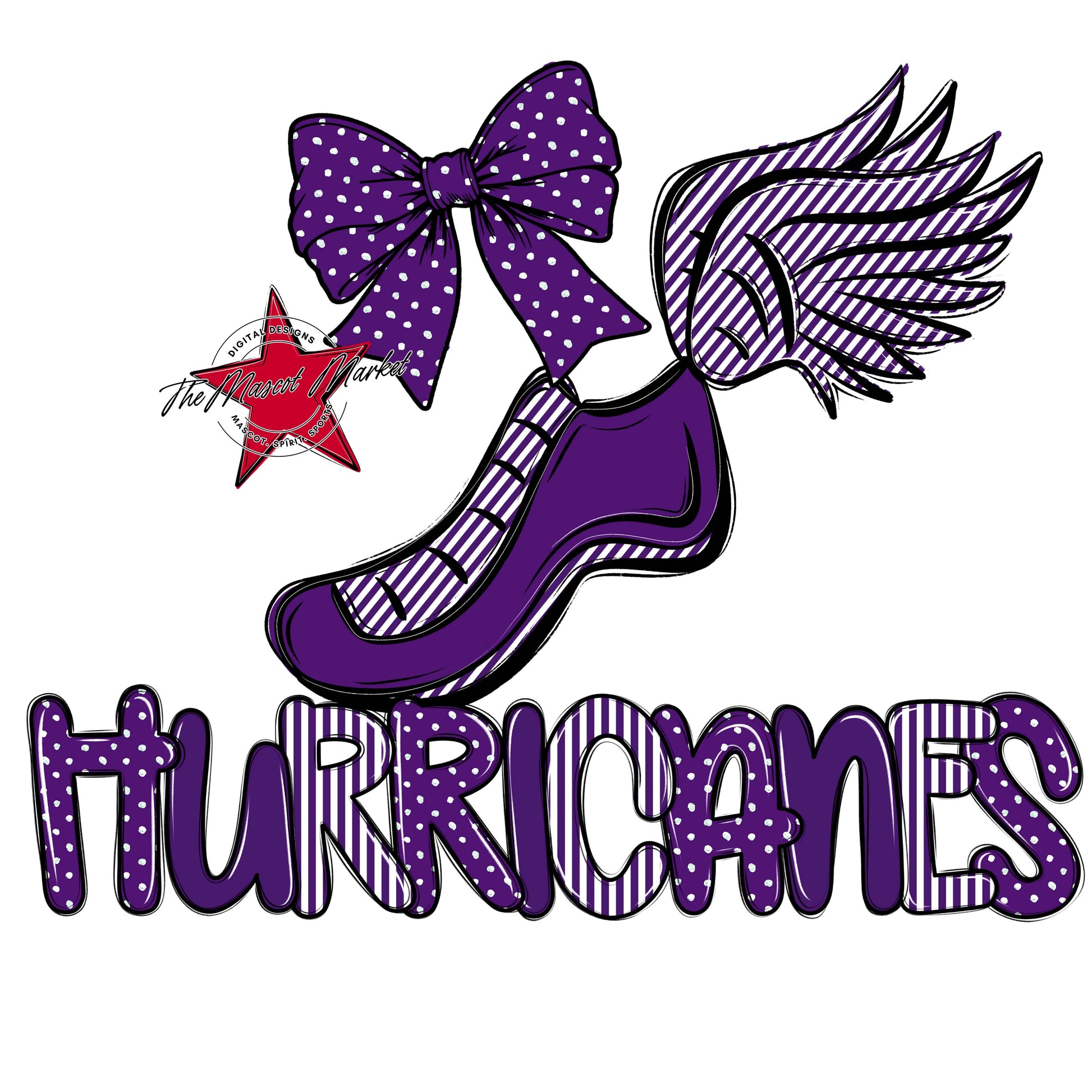 Hurricanes Track Spirit Design-Purple