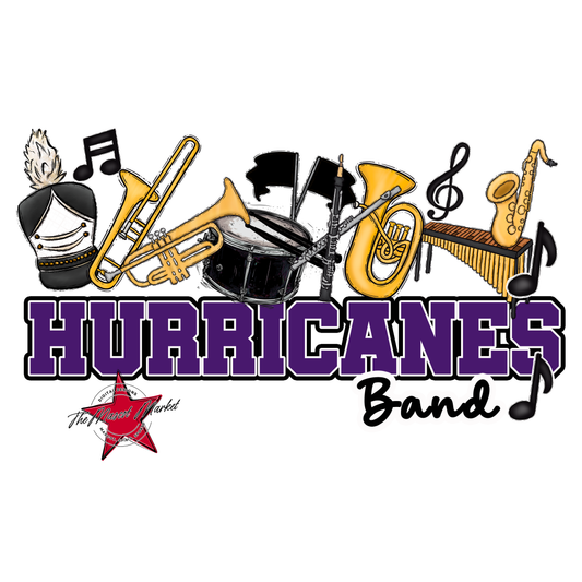 Hurricanes Varsity Band-Purple