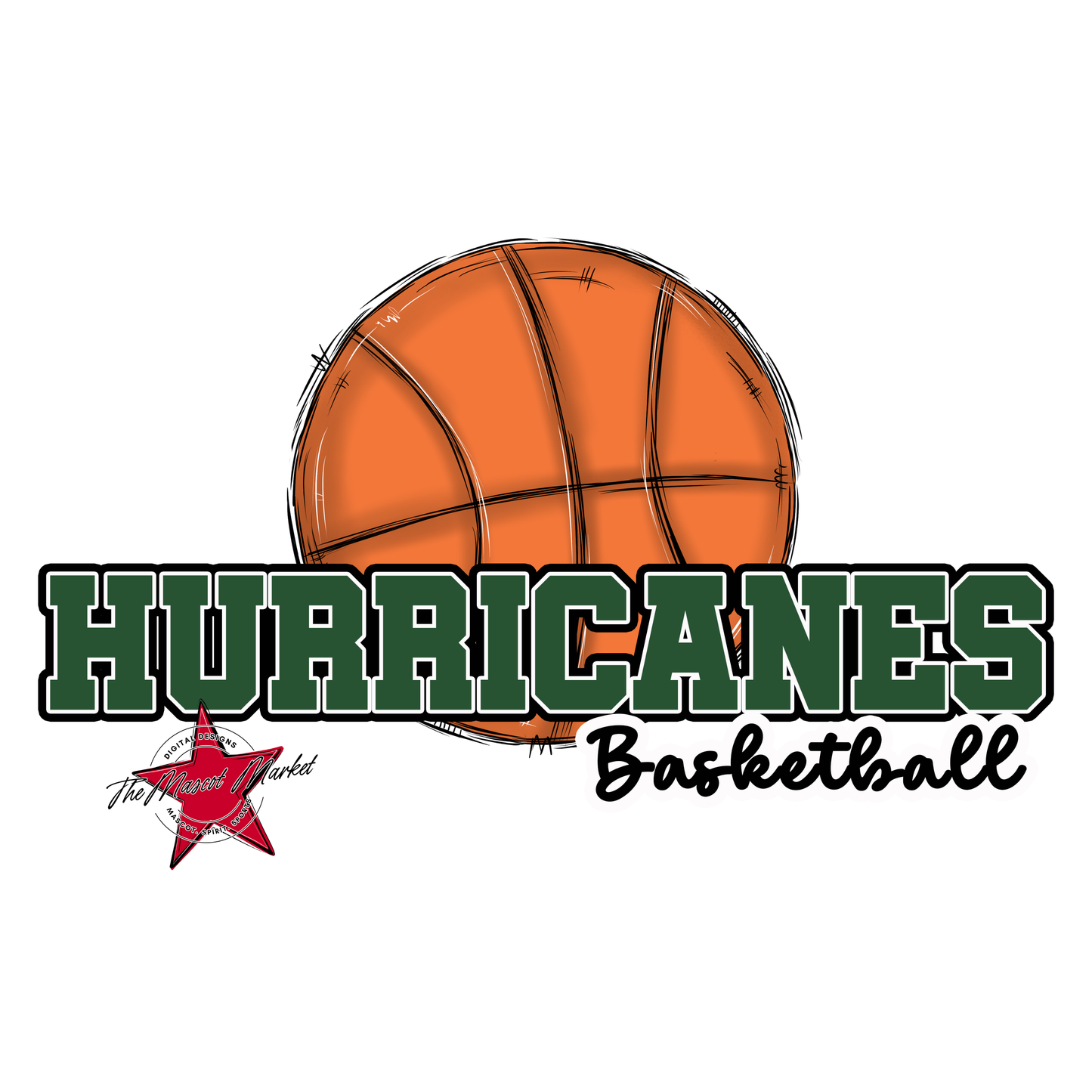 Hurricanes Varsity Basketball-Green