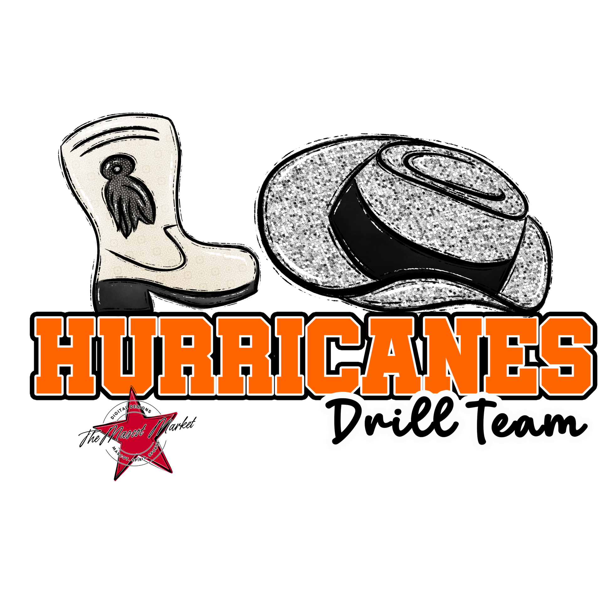 Hurricanes Varsity Drillteam-Orange