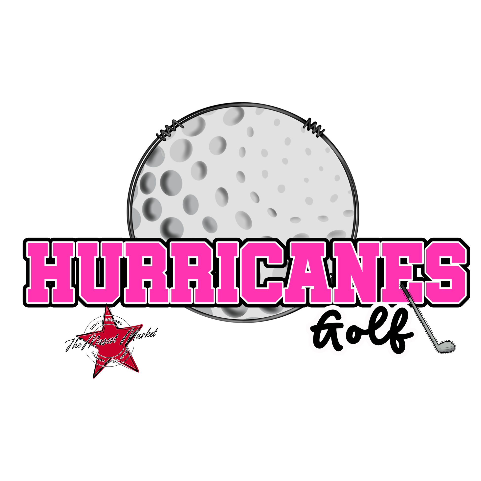Hurricanes Varsity Golf-Pink