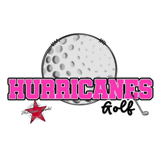 Hurricanes Varsity Golf-Pink