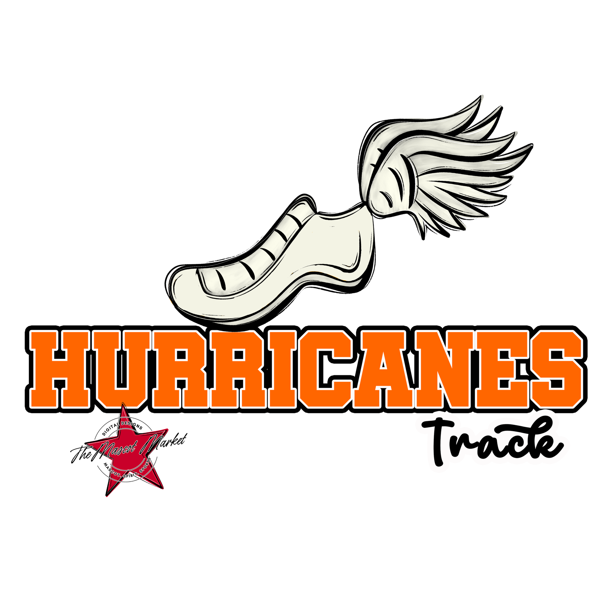 Hurricanes Varsity Track-Orange