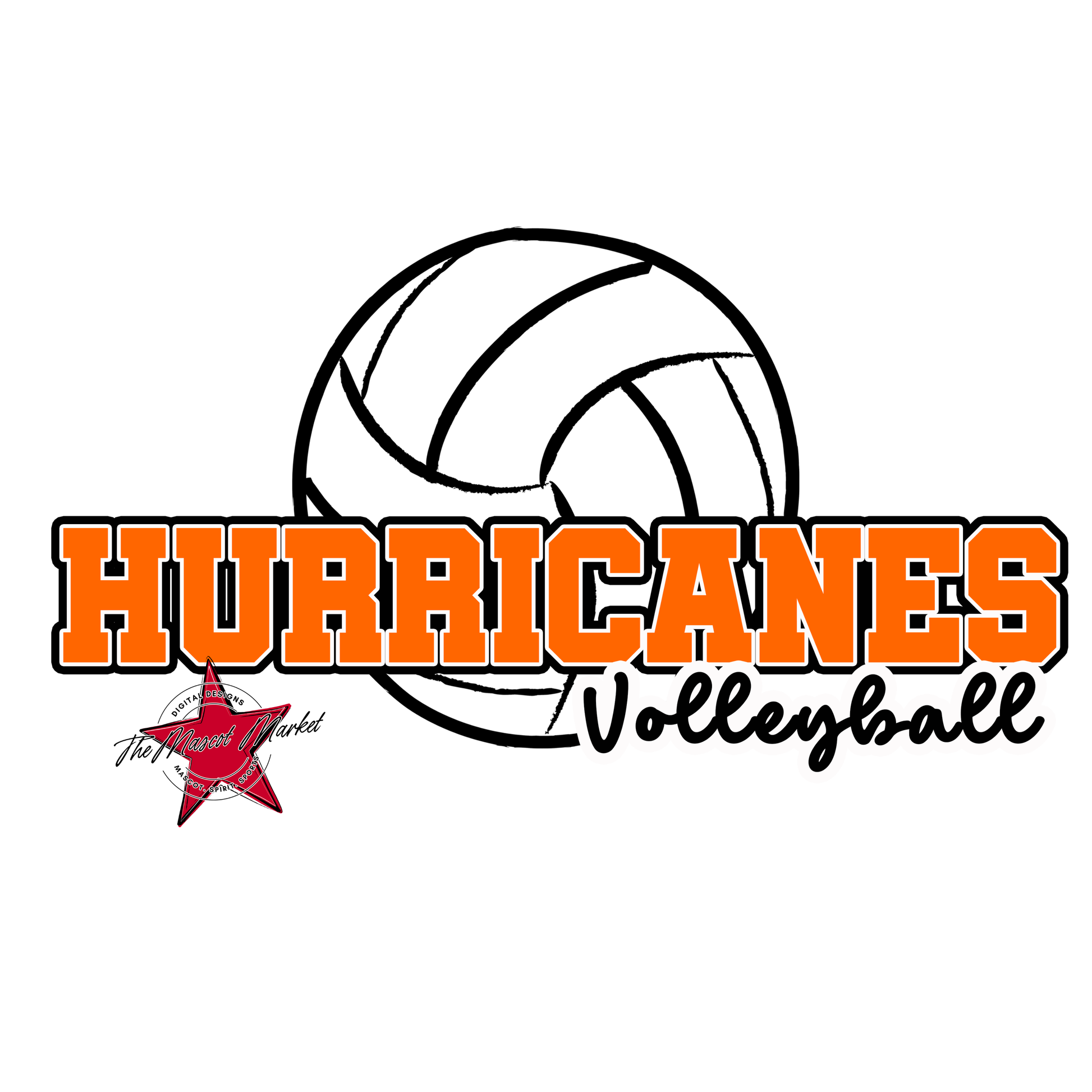Hurricanes Varsity Volleyball-Orange
