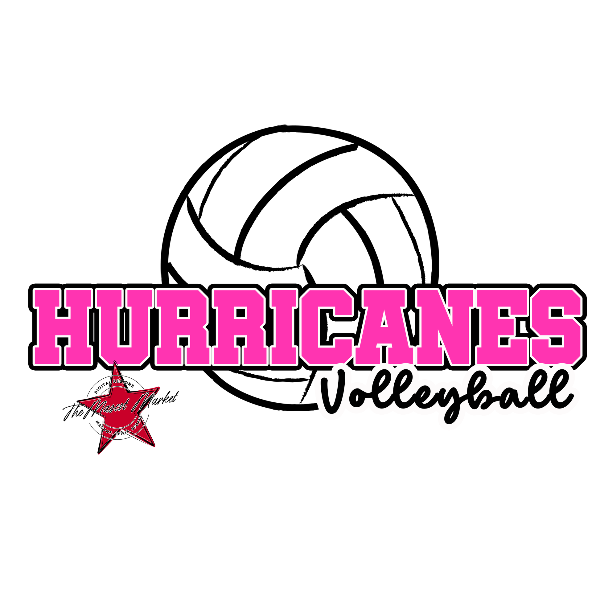 Hurricanes Varsity Volleyball-Pink