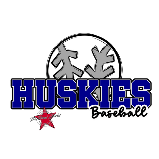 Huskies Varsity Baseball-Blue