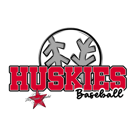 Huskies Varsity Baseball-Red