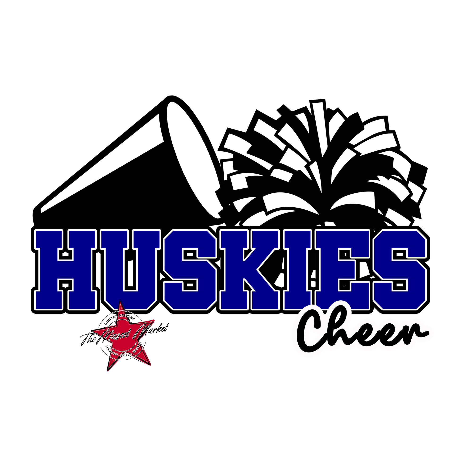 Huskies Varsity Cheer-Blue