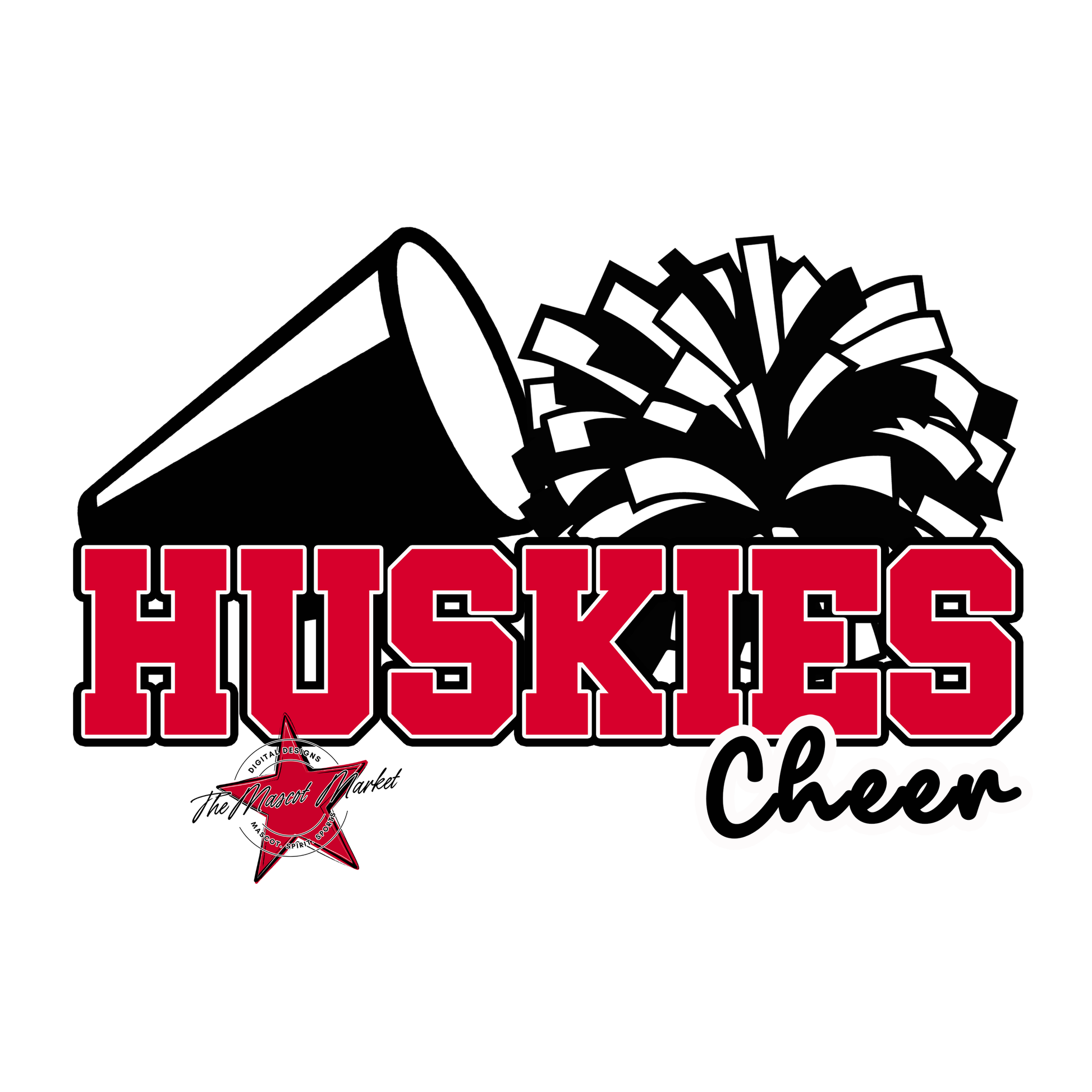 Huskies Varsity Cheer-Red