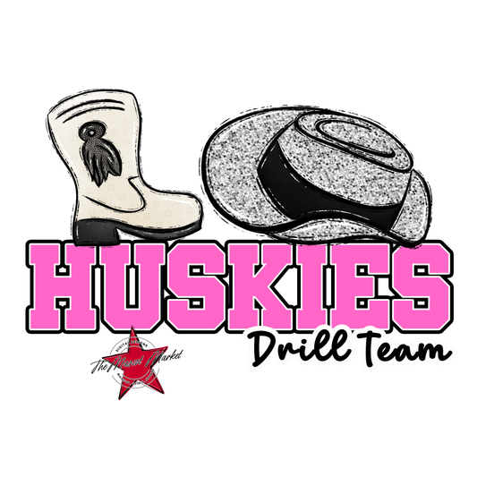 Huskies Varsity Drillteam-Baby Pink
