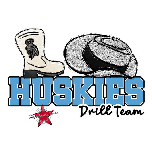 Huskies Varsity Drillteam-Carolina Blue