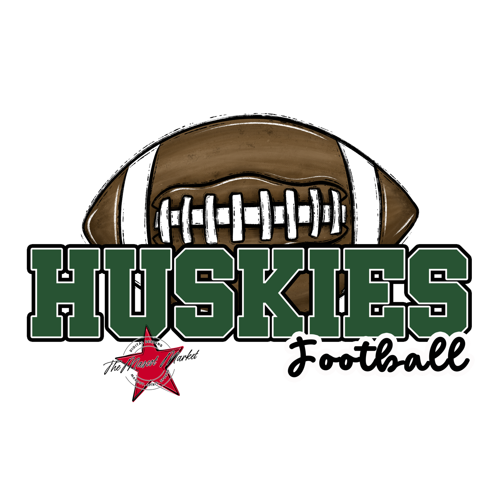 Huskies Varsity Football-Green