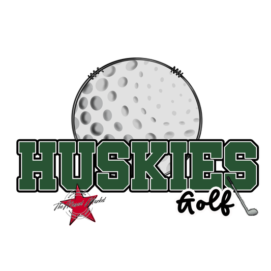 Huskies Varsity Golf-Green