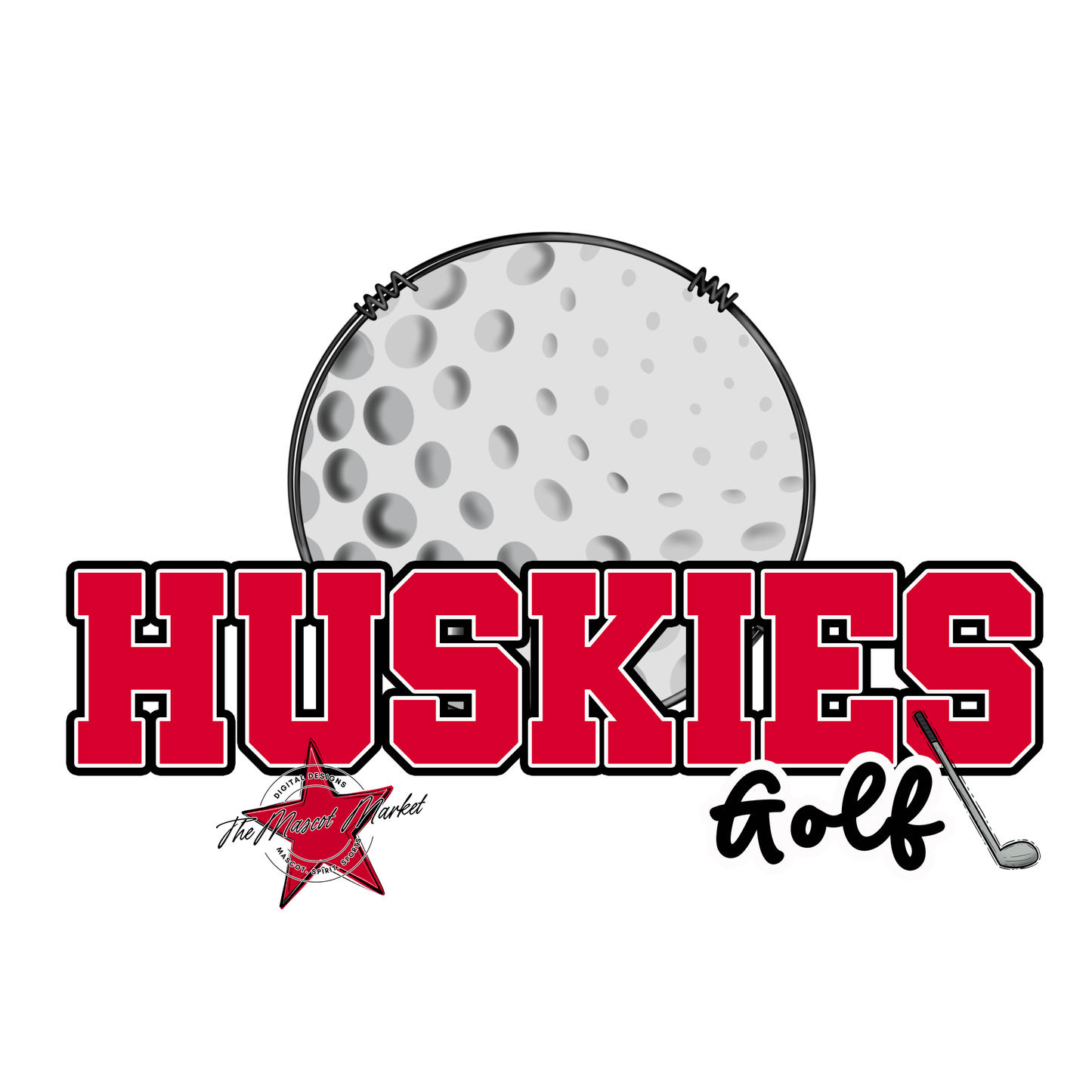 Huskies Varsity Golf-Red