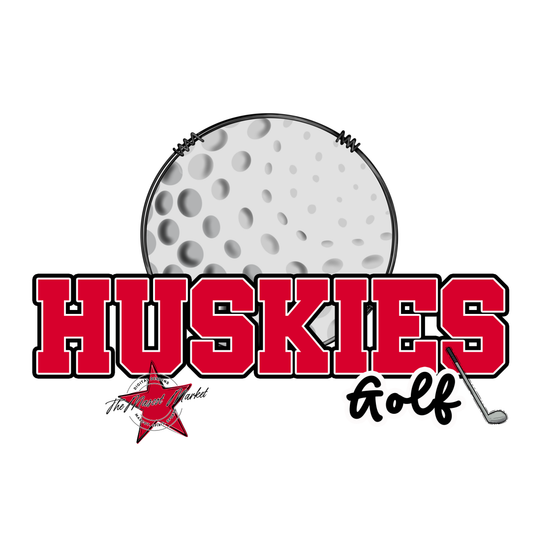 Huskies Varsity Golf-Red