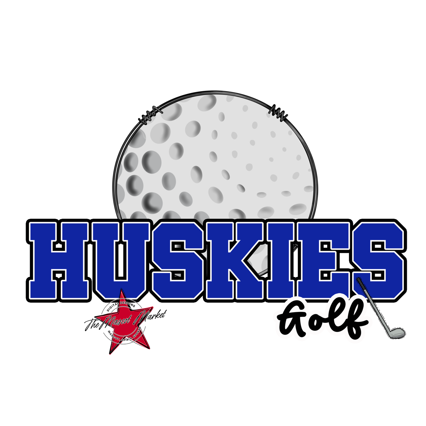 Huskies Varsity Golf-Royal Blue