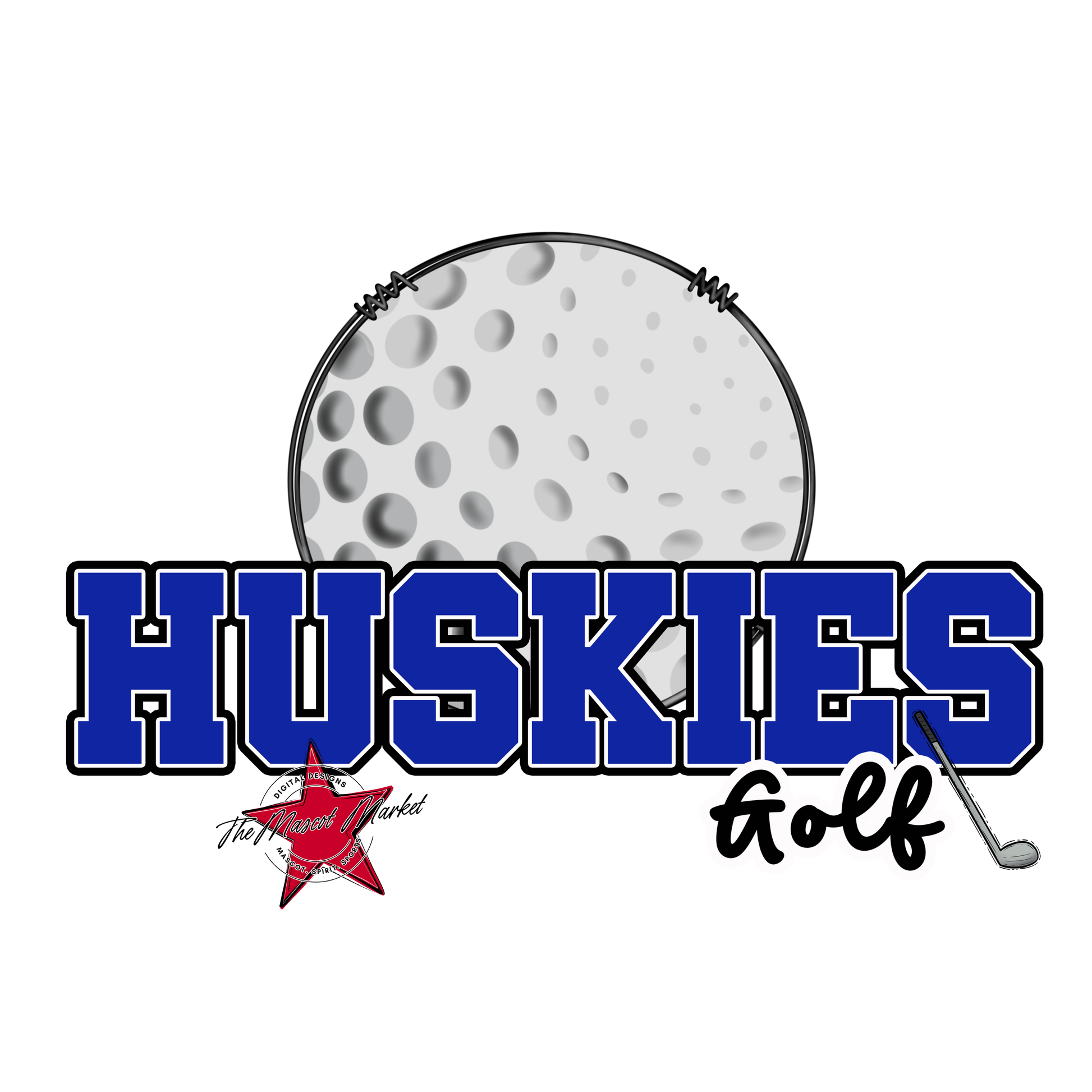 Huskies Varsity Golf-Royal Blue