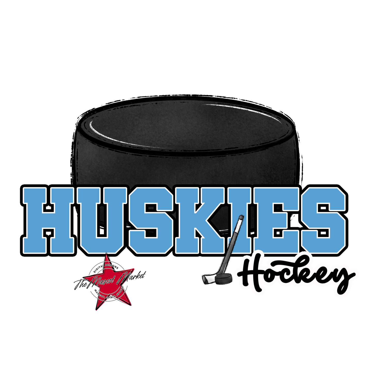 Huskies Varsity Hockey-Carolina Blue