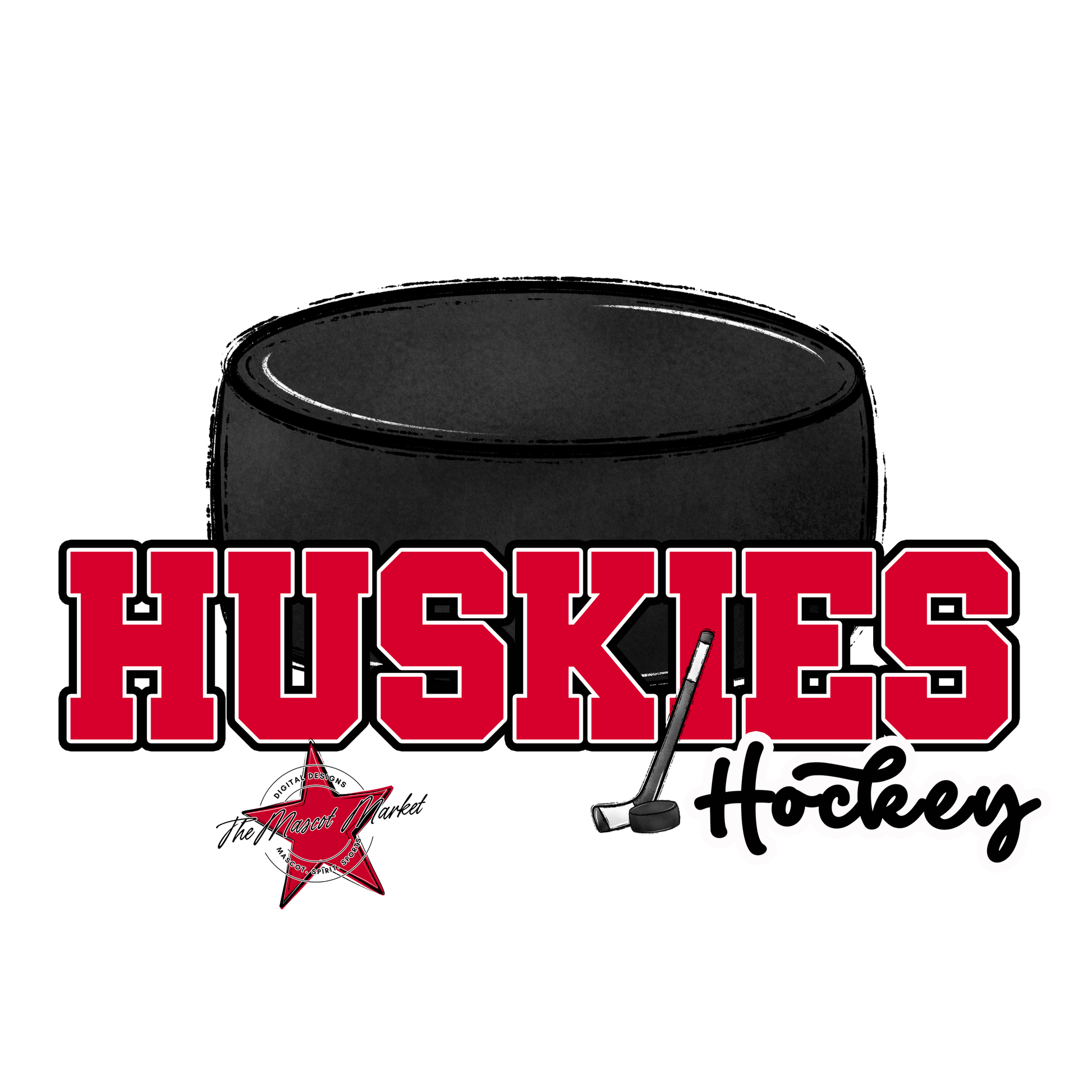 Huskies Varsity Hockey-Red