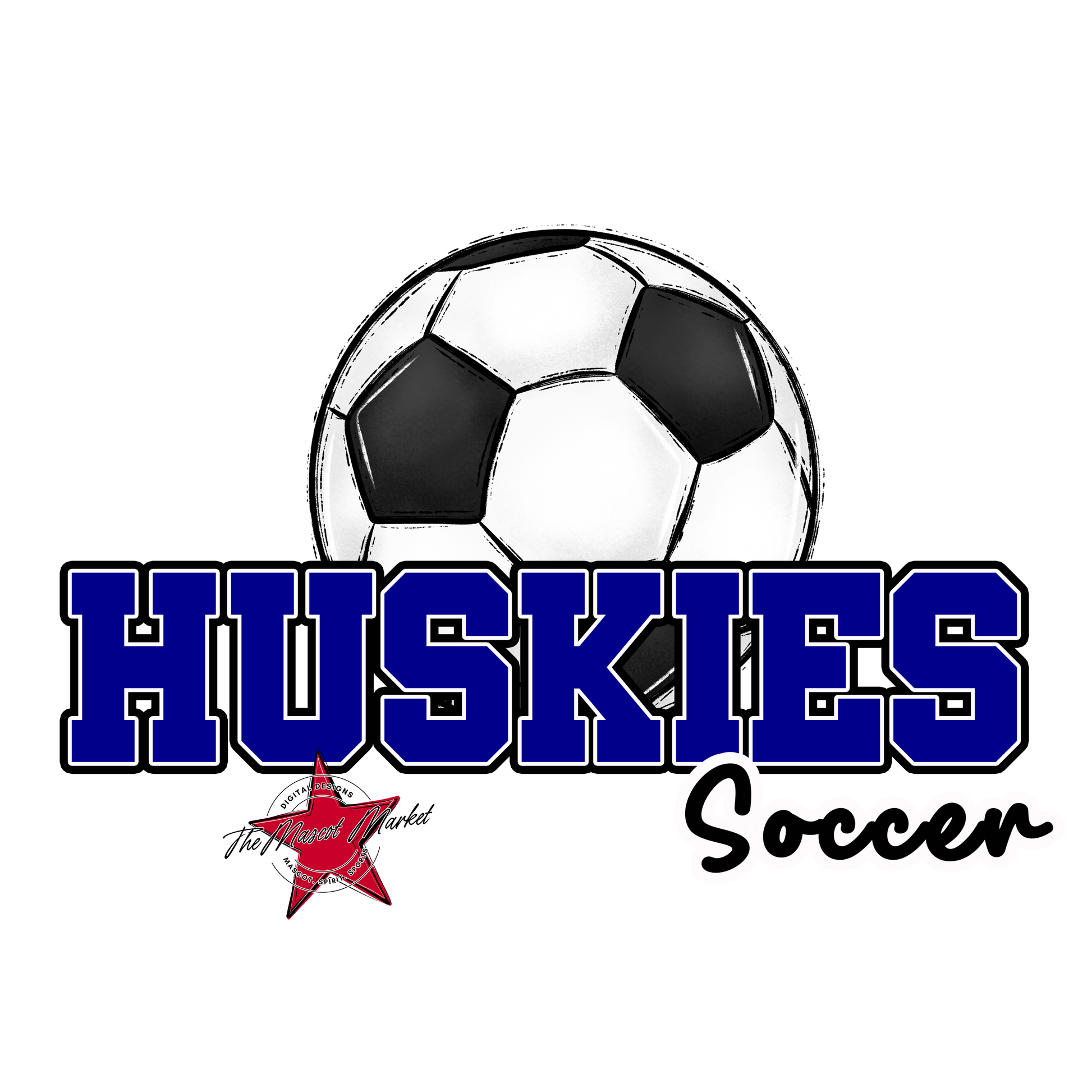 Huskies Varsity Soccer-Blue