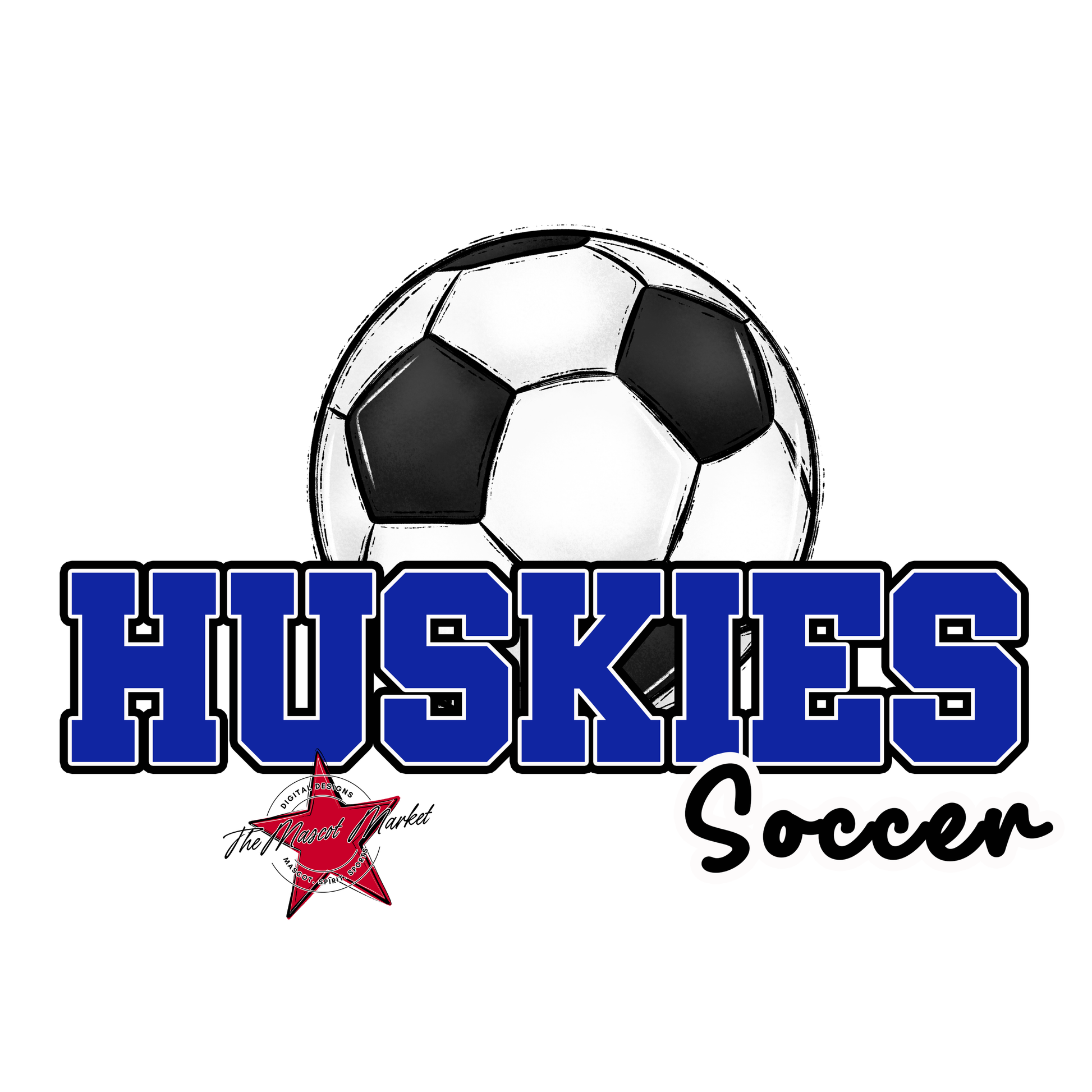 Huskies Varsity Soccer-Royal Blue