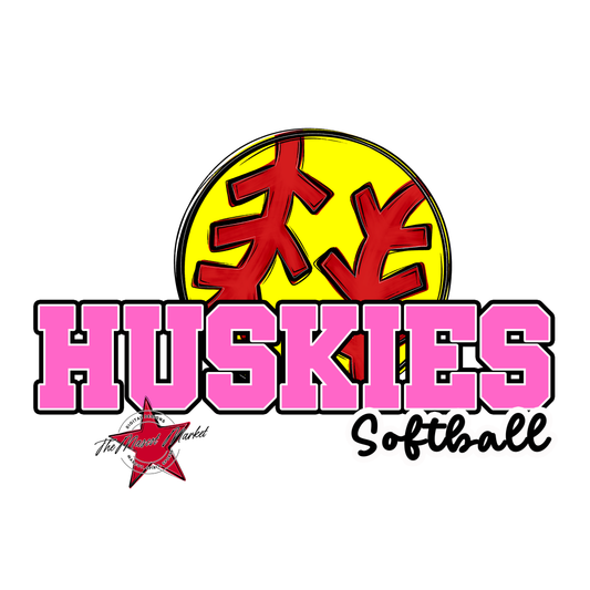 Huskies Varsity Softball-Baby Pink