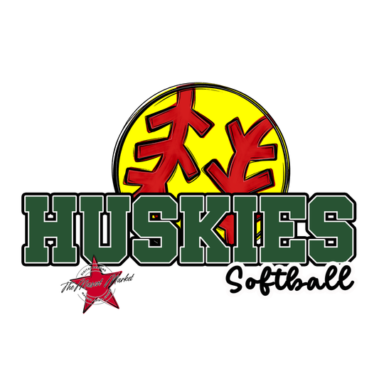 Huskies Varsity Softball-Green