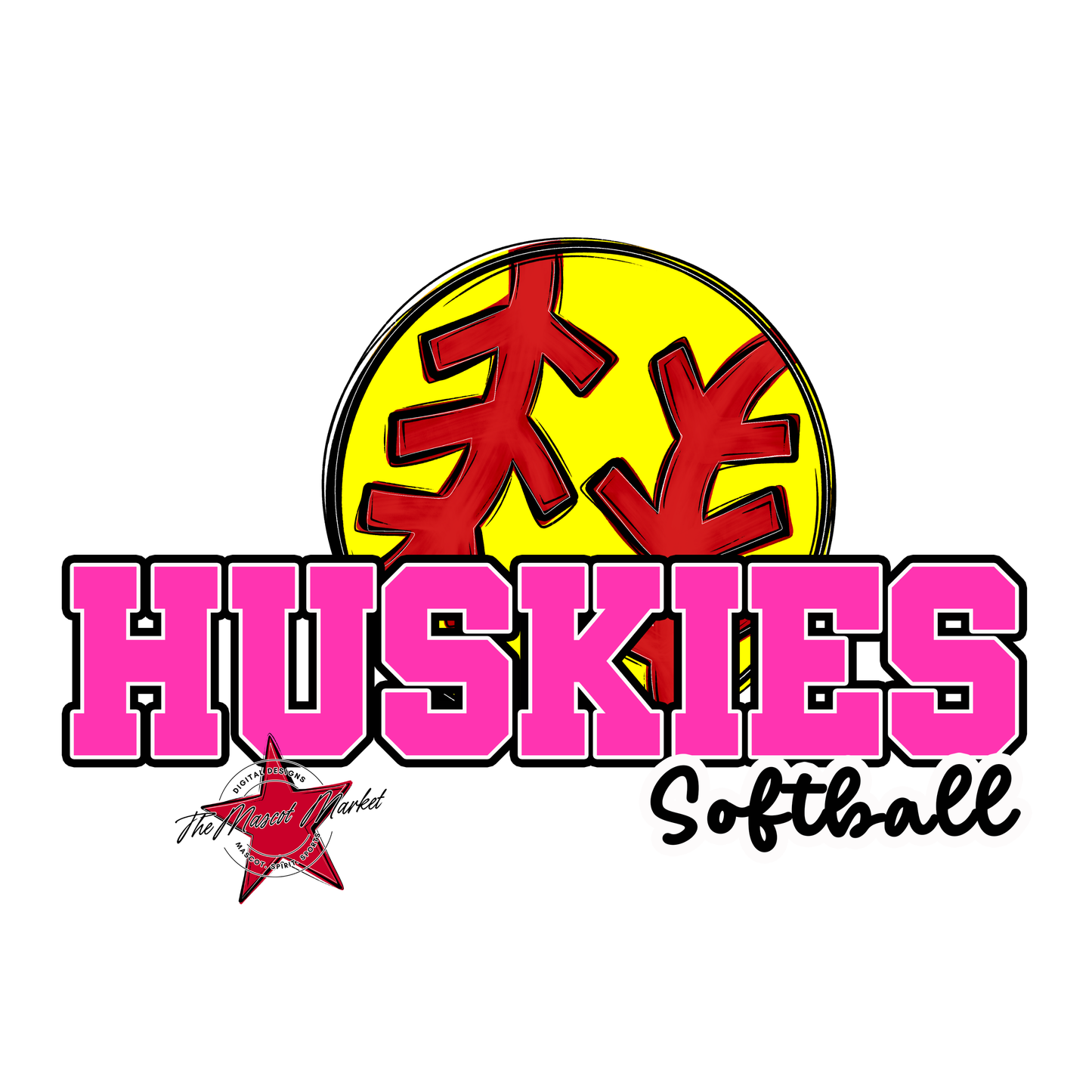 Huskies Varsity Softball-Pink
