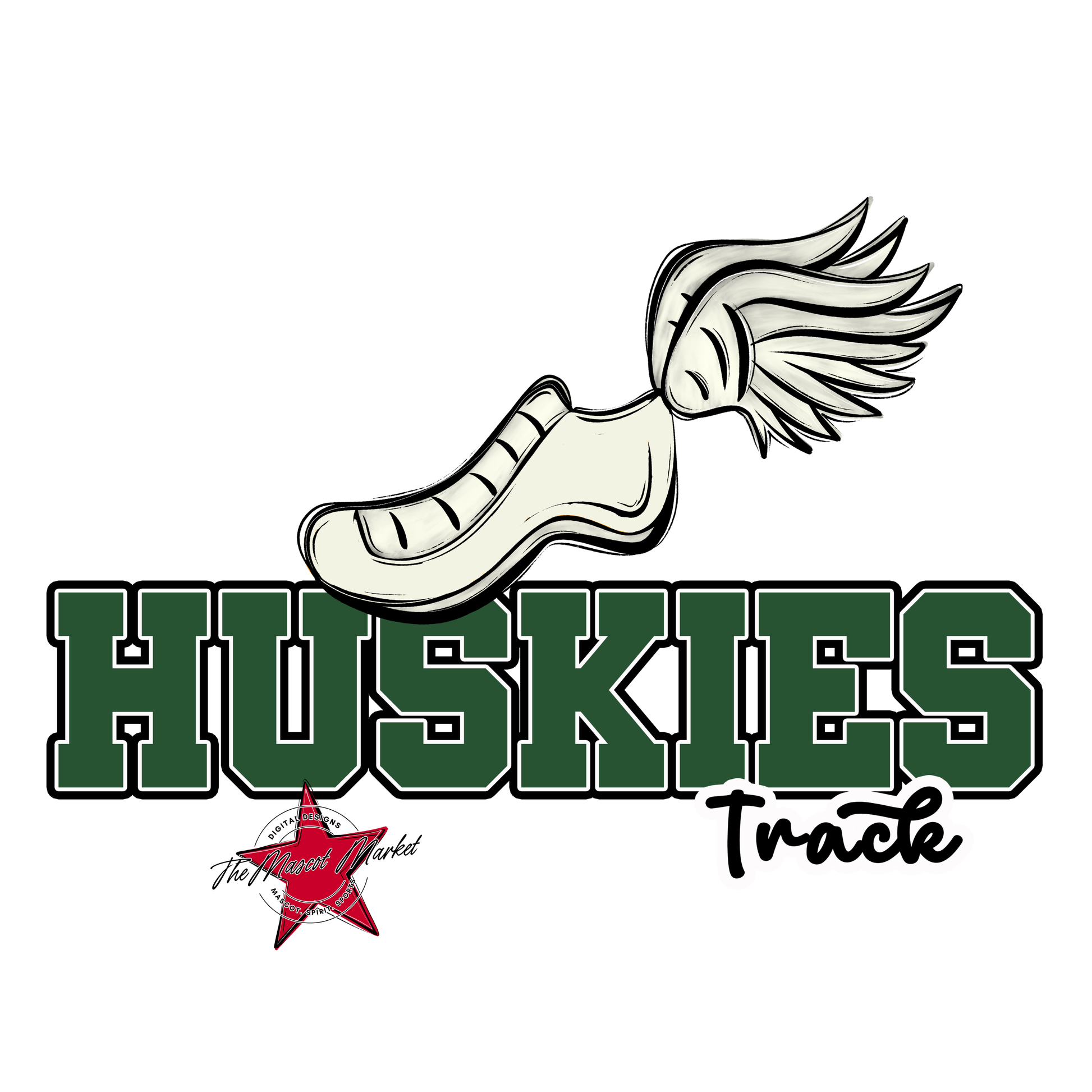Huskies Varsity Track-Green