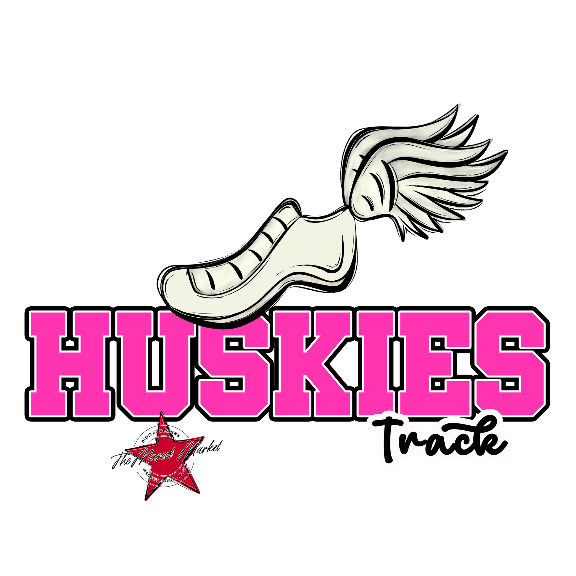 Huskies Varsity Track-Pink