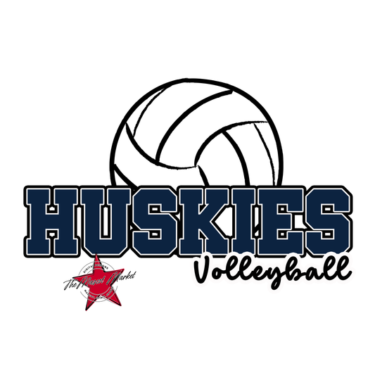 Huskies Varsity Volleyball-Navy