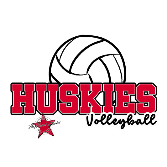 Huskies Varsity Volleyball-Red