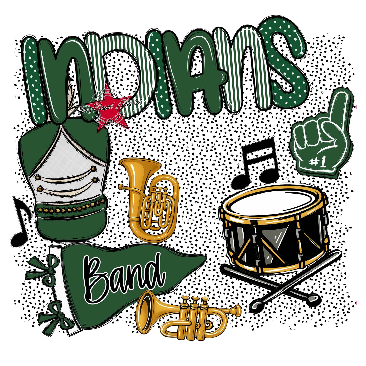 Indians Band Spirit-Green
