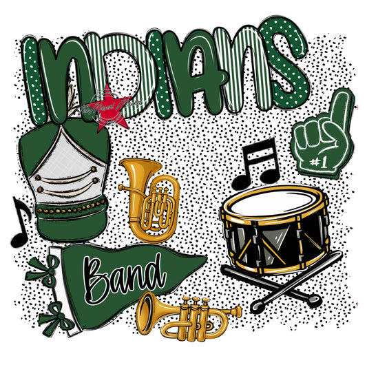 Indians Band Spirit-Green