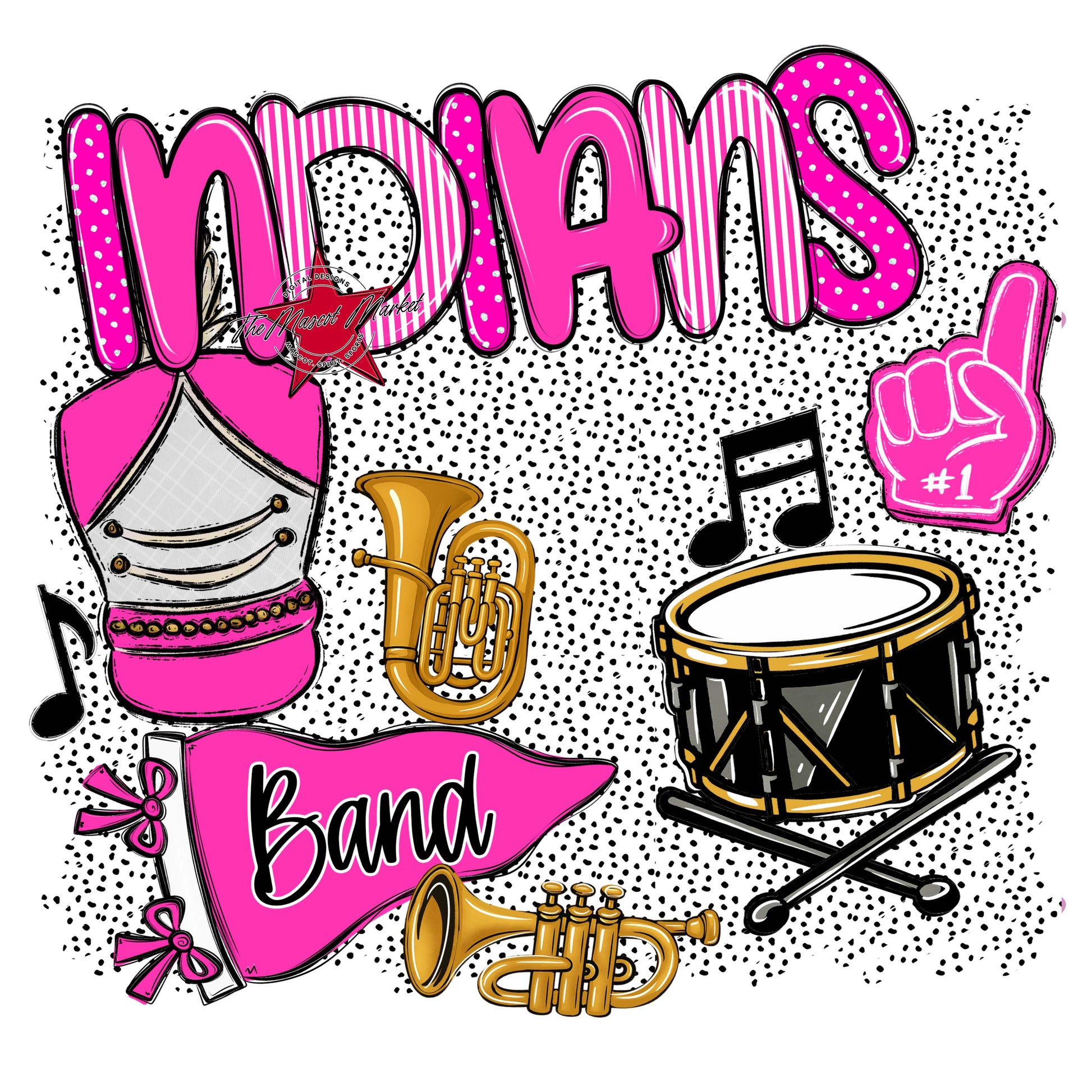 Indians Band Spirit-Pink