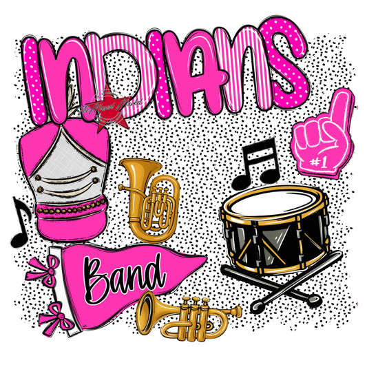 Indians Band Spirit-Pink