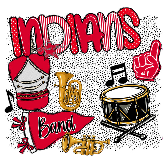 Indians Band Spirit-Red