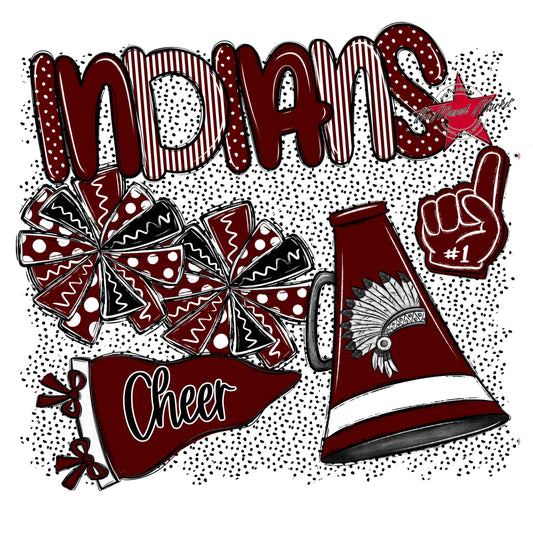 Indians Cheer Spirit-Maroon