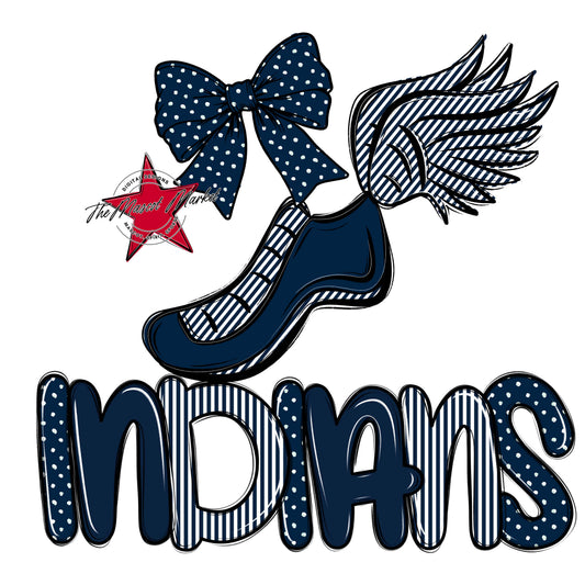 Indians Track Spirit Design-Navy